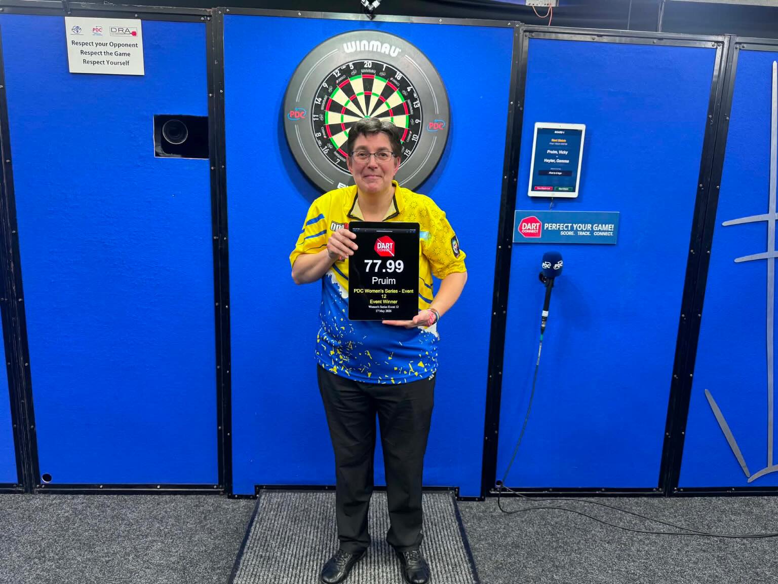 Vicky Pruim campeona PDC Women's Series Leicester 2026