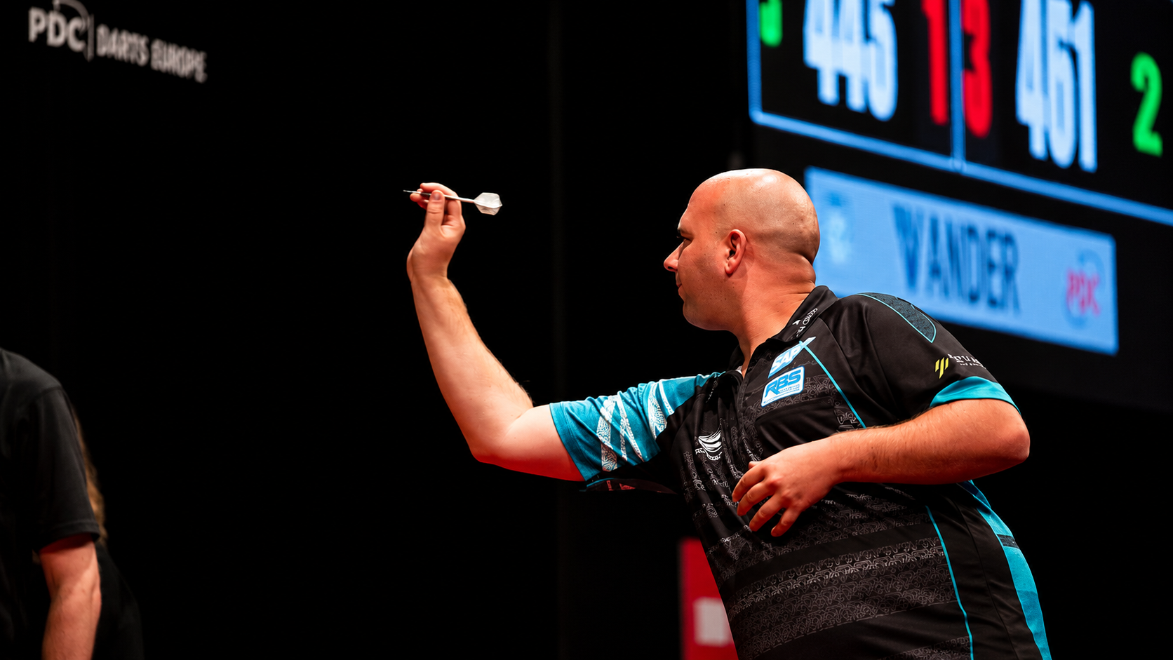 Rob Cross en el PDC European Darts Matchplay 2019