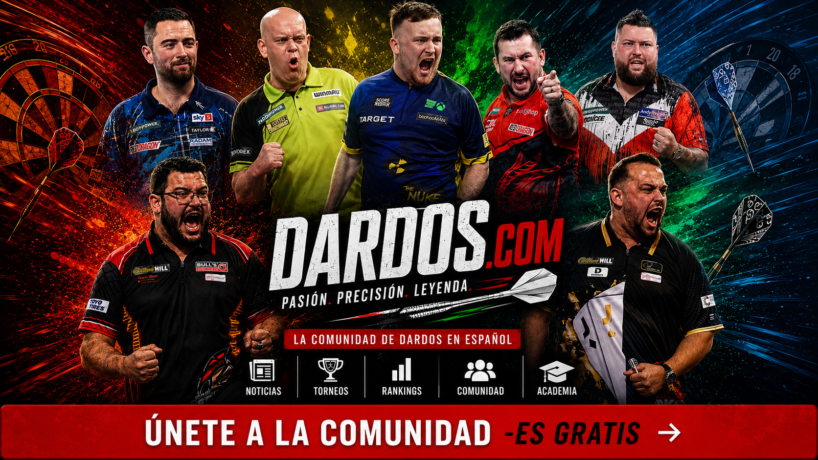 Únete a la Comunidad DARDOS.COM — Newsletter semanal de dardos