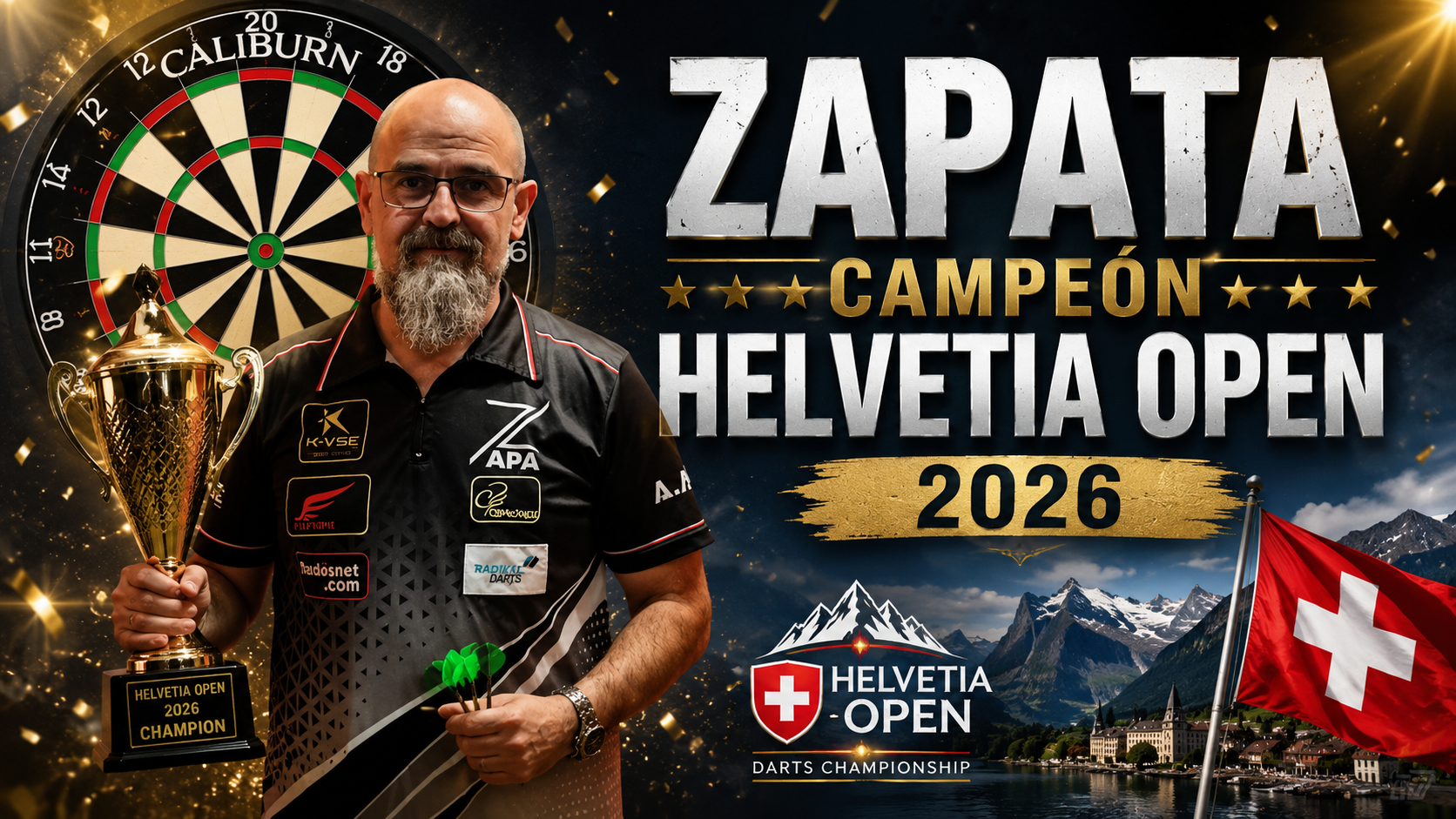 Zapata gana la Helvetia Open 2026 y se acerca a Lakeside
