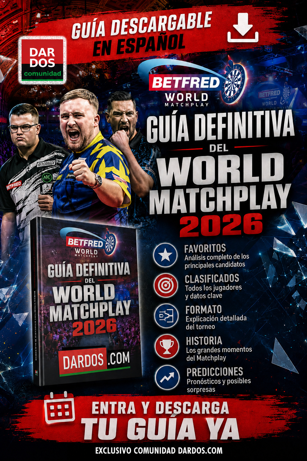 Descarga la Guía del World Matchplay 2026 — DARDOS.COM
