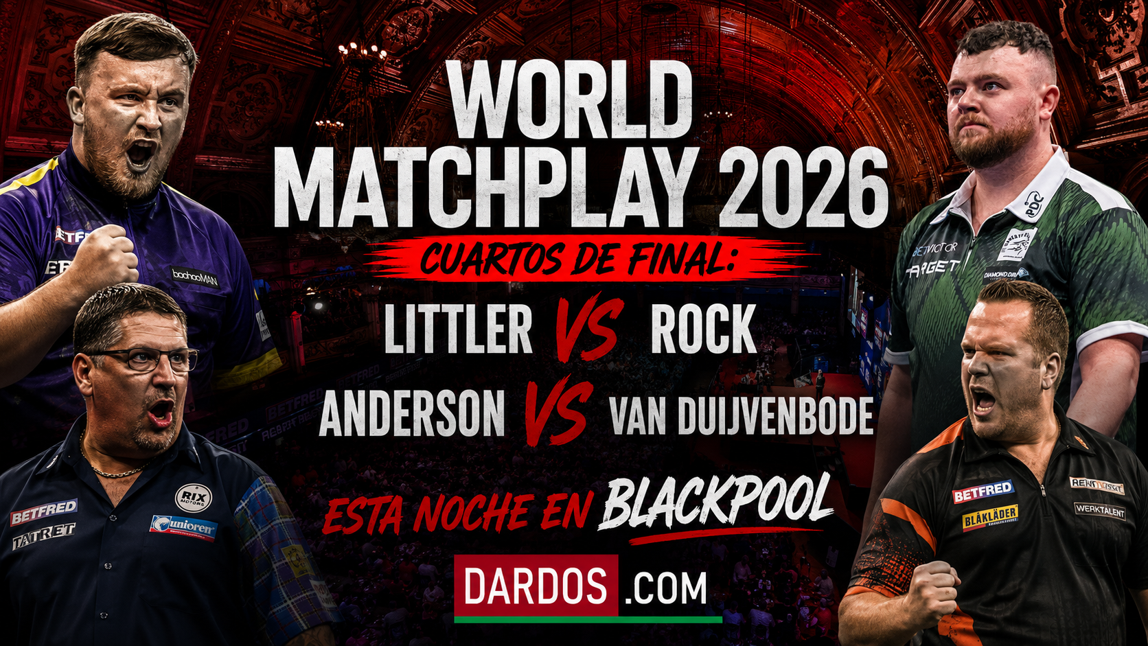 World Matchplay 2026 Cuartos de Final