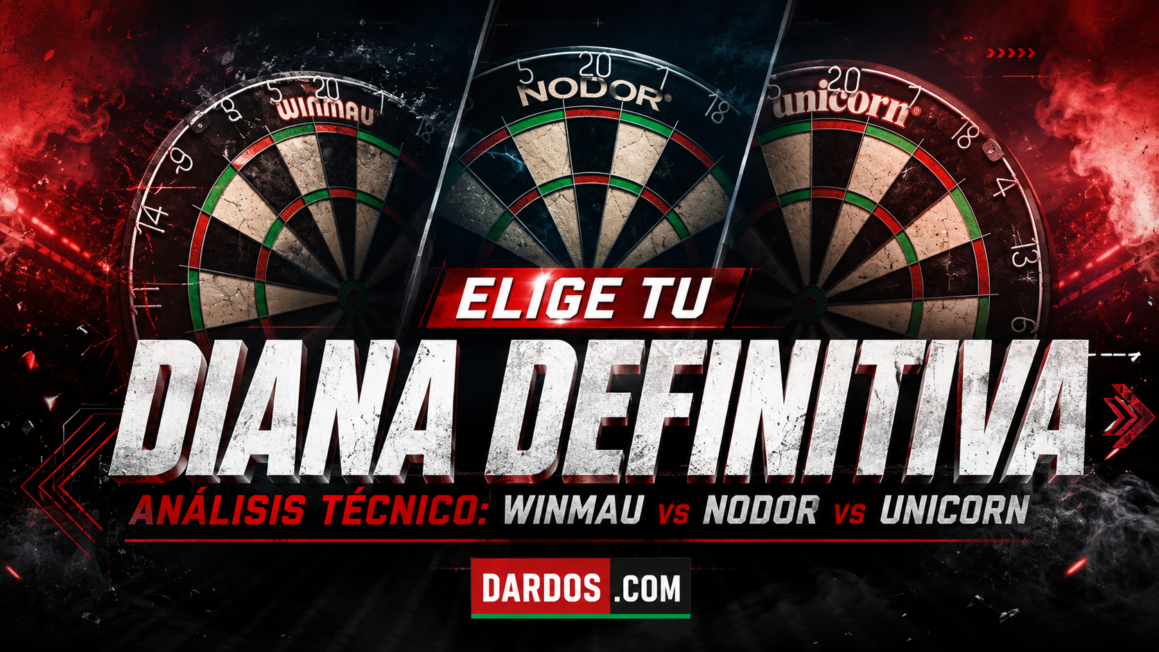 Dianas de pelo: Winmau vs Nodor vs Unicorn