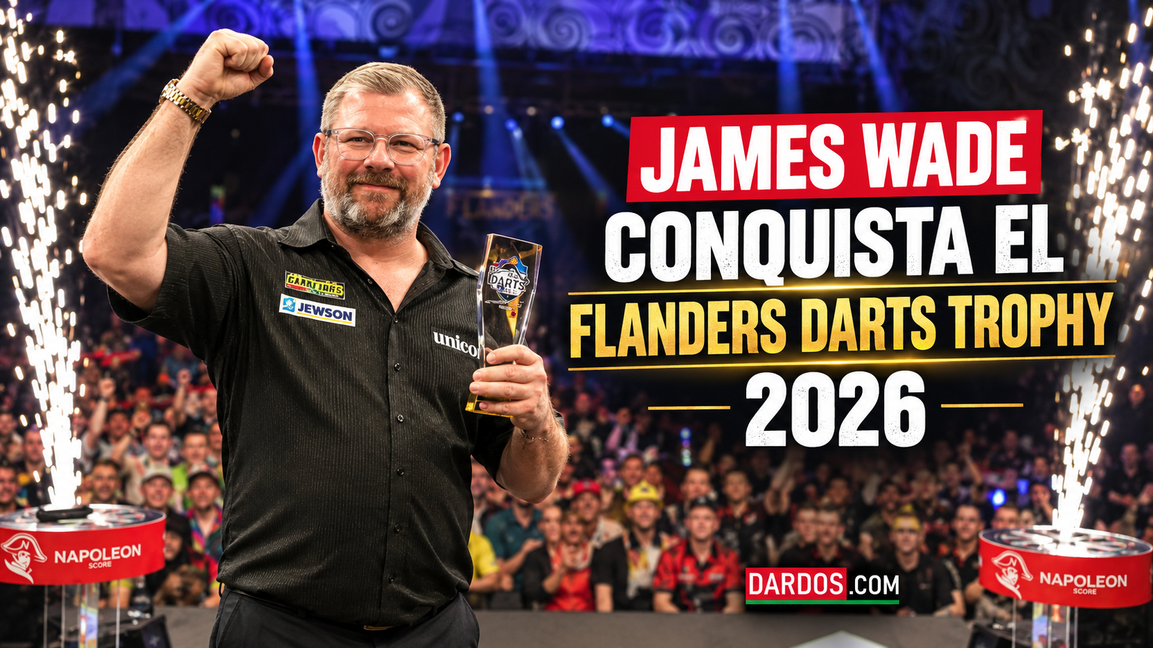 James Wade conquista el Flanders Darts Trophy 2026