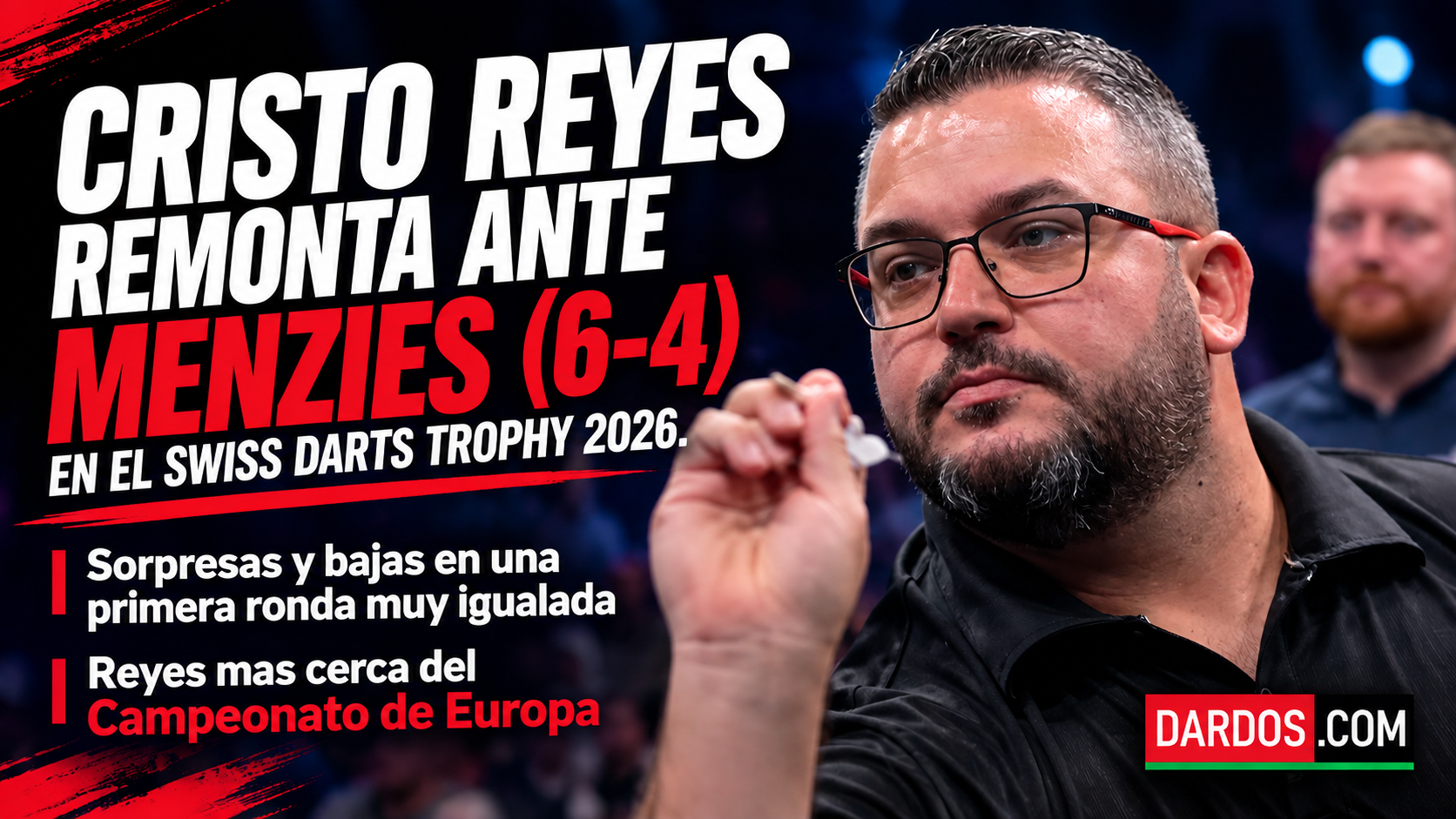 Reyes remonta a Menzies y se queda con la revancha